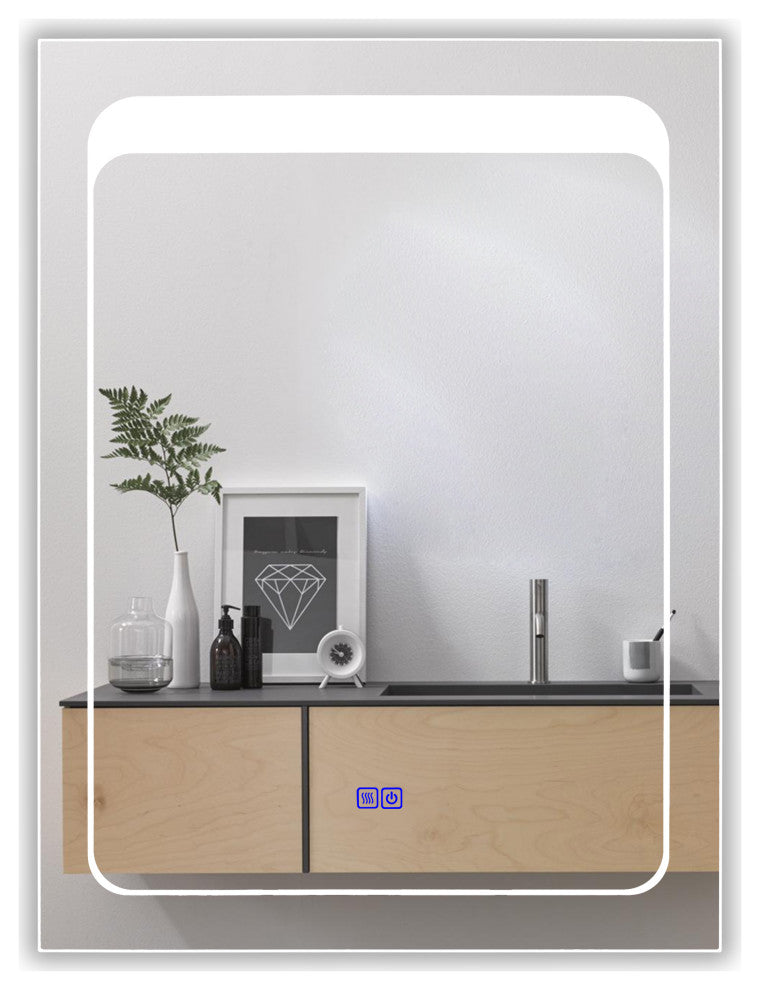 CHLOE Lighting LUMINOSITY Rectangular TouchScreen LED Mirror
