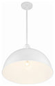 Soto 1-Light White Pendant
