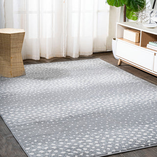 Antelope Modern Animal Gray/Cream 3'x5' Area Rug