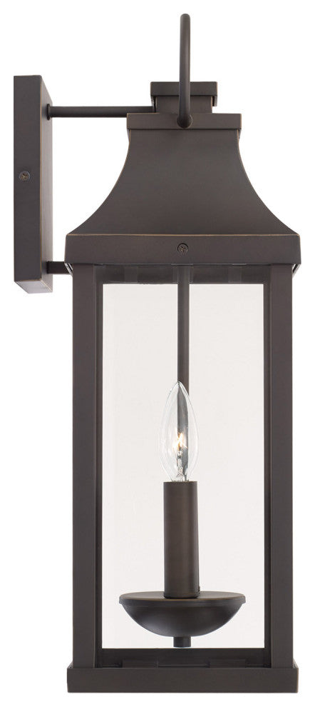 Capital Lighting 946421 Bradford 2 Light 21" Tall Outdoor Wall - Black
