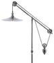 Modern Urban Contemporary Metal Table Lamp, Silver Steel