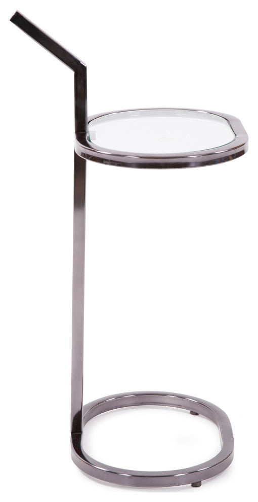 Howard Elliott Oval Stainless Steel Drink Table