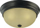Hammond 3-Light Antique Bronze Interior Flush Mount