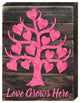 Love Grows Here Tree Block