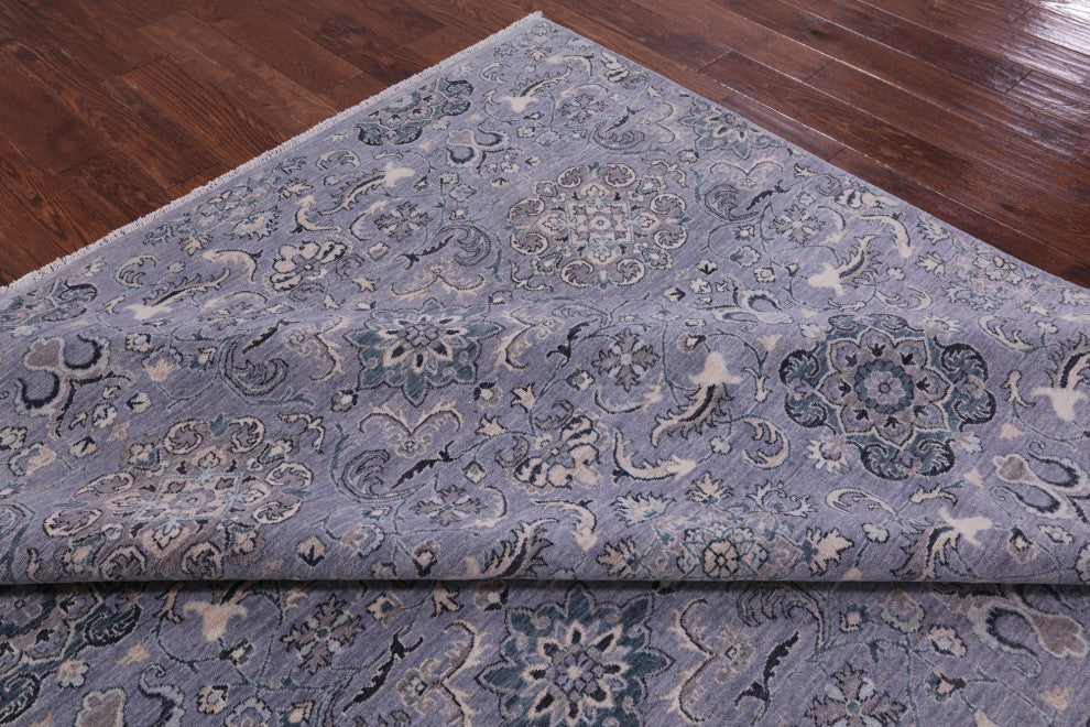 8' 8" X 11' 9" Persian Tabriz Hand Knotted Wool Rug - Q13750