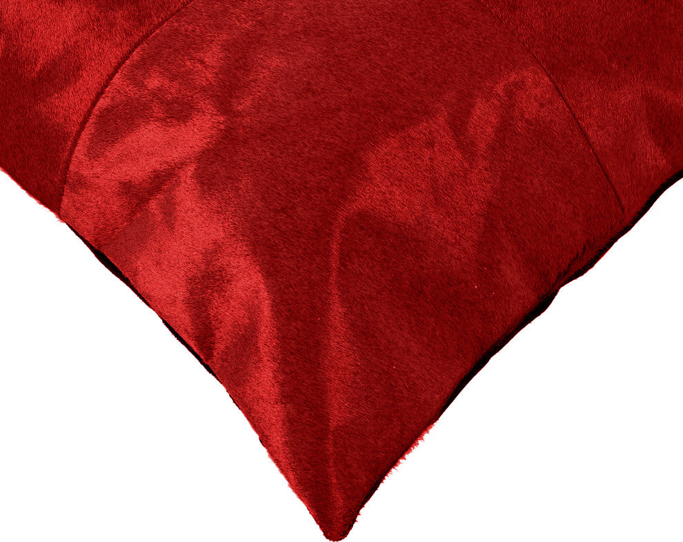 2-Pack Torino Quattro Pillow 18"x18", Red