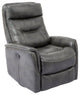 Colby Swivel Glider Recliner, Gray, Power