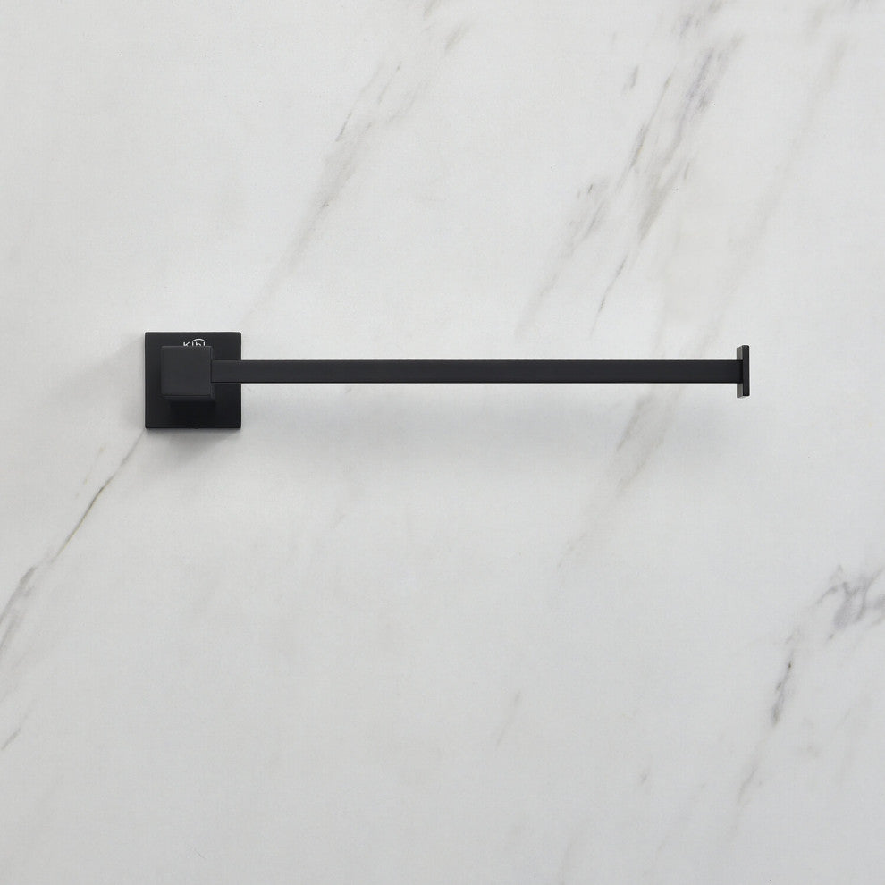 Cube 10" Bathroom Towel Bar KBA1503, Matte Black
