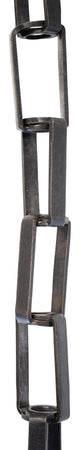 RCH Hardware Brass Rectangle Chandelier Chain, Various Finishes, Oil Bronzed Bla