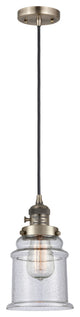 INNOVATIONS 201CSW-AB-G184 1-Light Mini Pendant Antique Brass