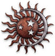 Sun, Moon And Stars Wall Plaque