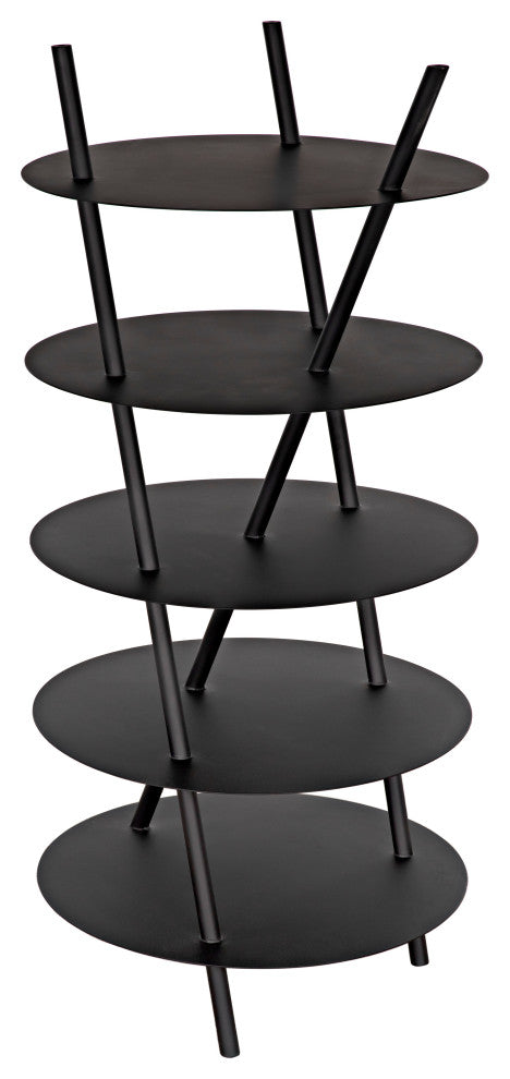 NOIR Furniture Gautama Shelf, Black Metal GBCS242MTB