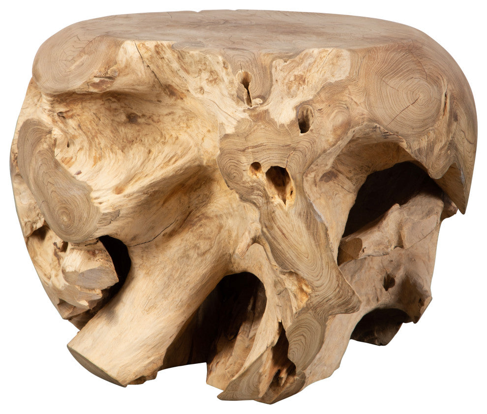 Sola Handcrafted Teak Side Table