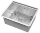STARSTAR Workstation Ledge Undermount Single Bowl 304 Stainless Steel, 23 X 19