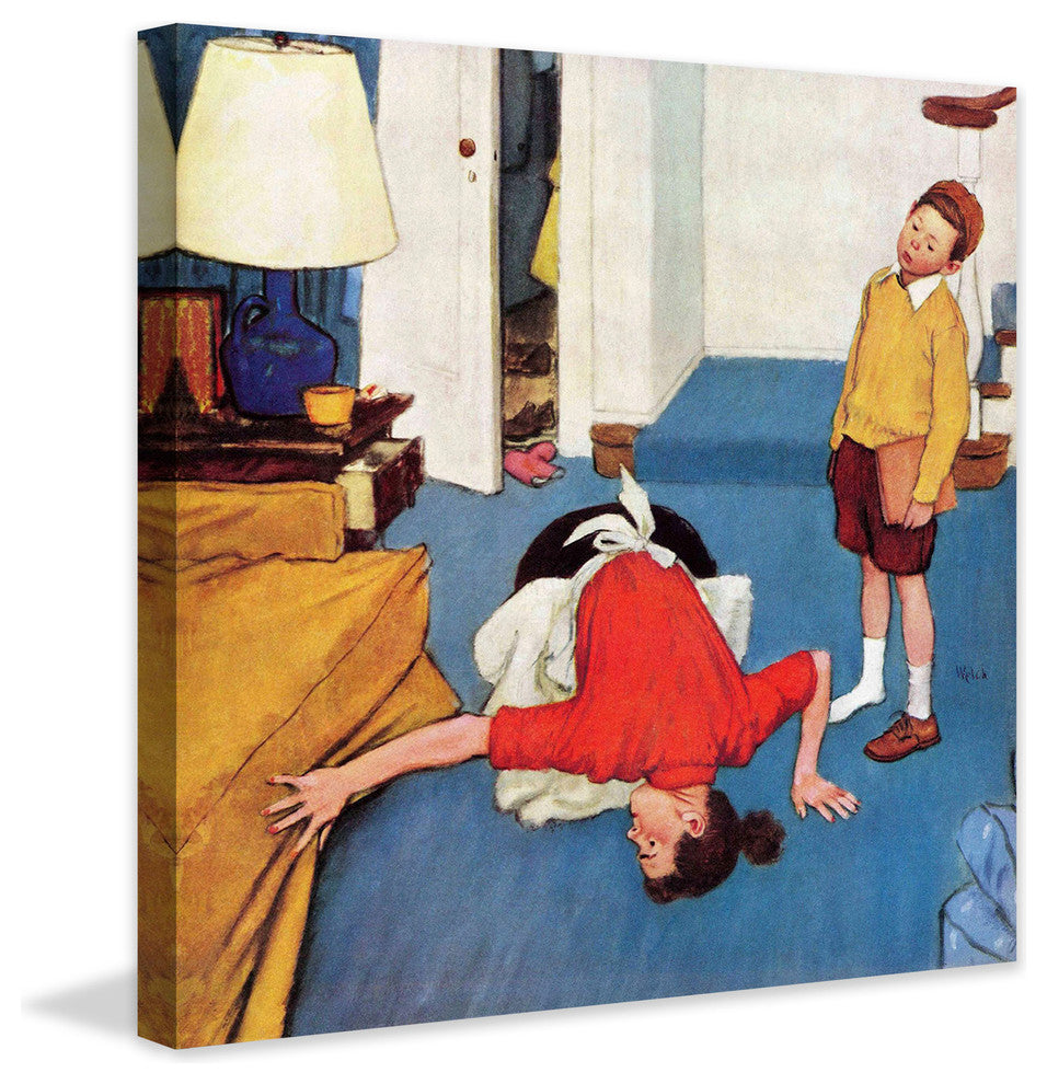 "Missing Shoe" Painting Print on Canvas by Jack Welch