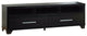 Contemporary Style TV Stand With 3 Open Shelves.