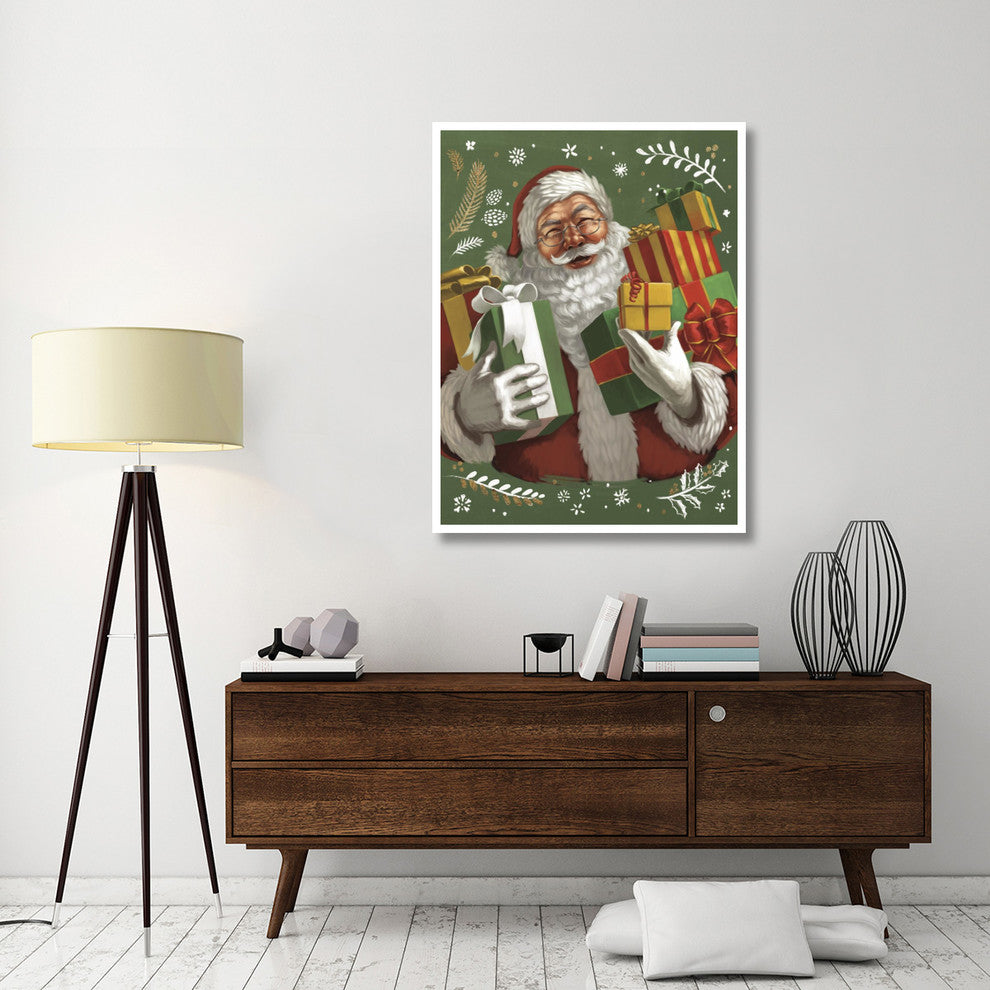 "Santas List IV Crop" Digital Paper Print by Janelle Penner, 38"x50"