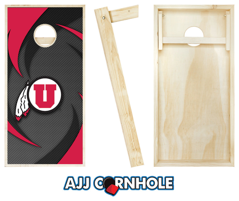 Utah Swoosh Cornhole Set