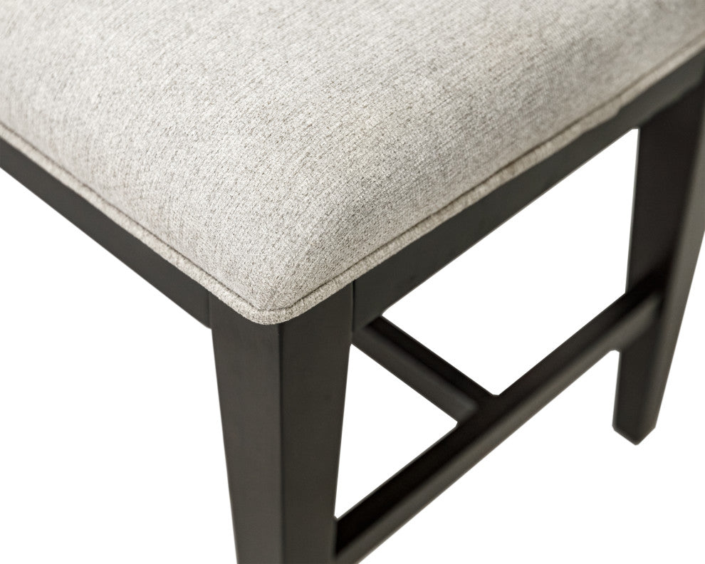 Modern Wood Dining Table Bench, Kitchen Seat, Black