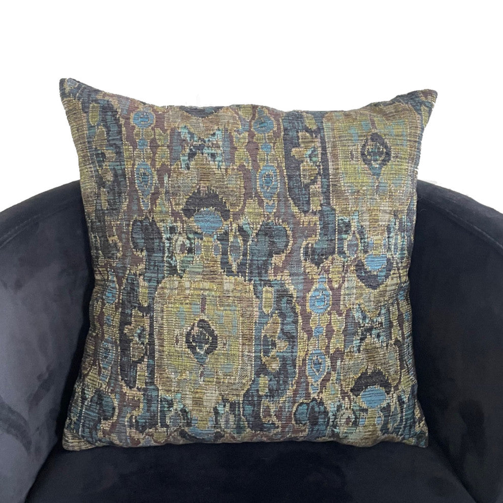 Bear Valley Green Luxury Throw Pillow, 20"x30" Queen