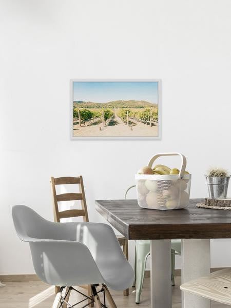 "Vineyard" Framed Painting Print, 30"x20"