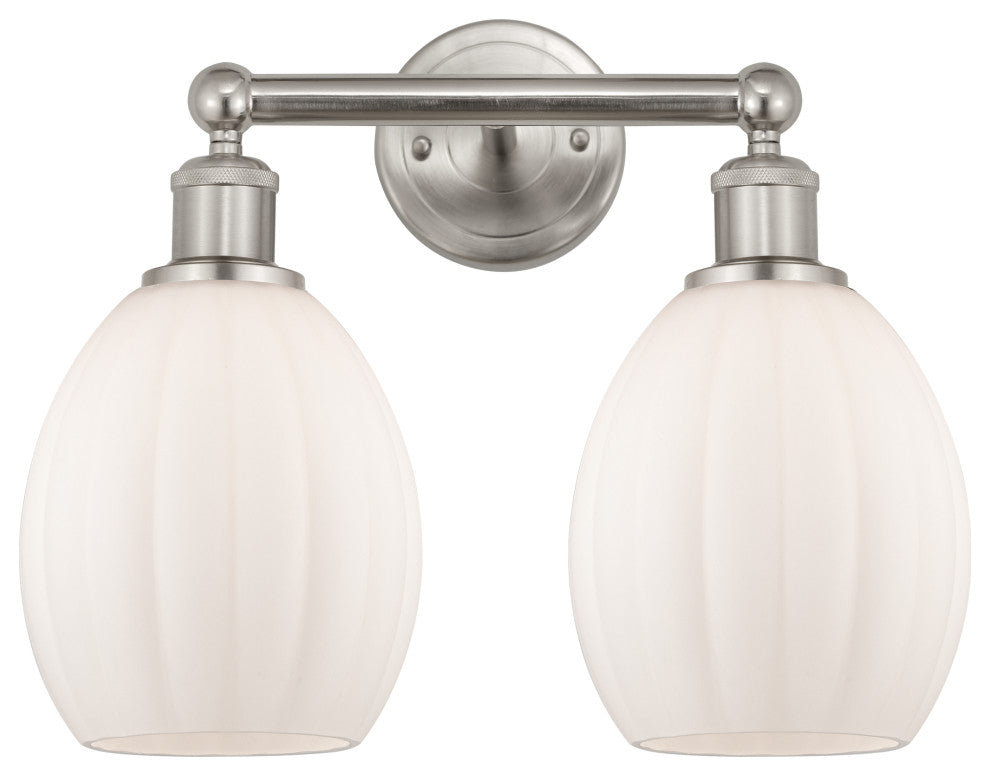 Innovations 616-2W-SN-G81 Eaton 2 Light Bath Vanity Light, Brushed Satin Nickel