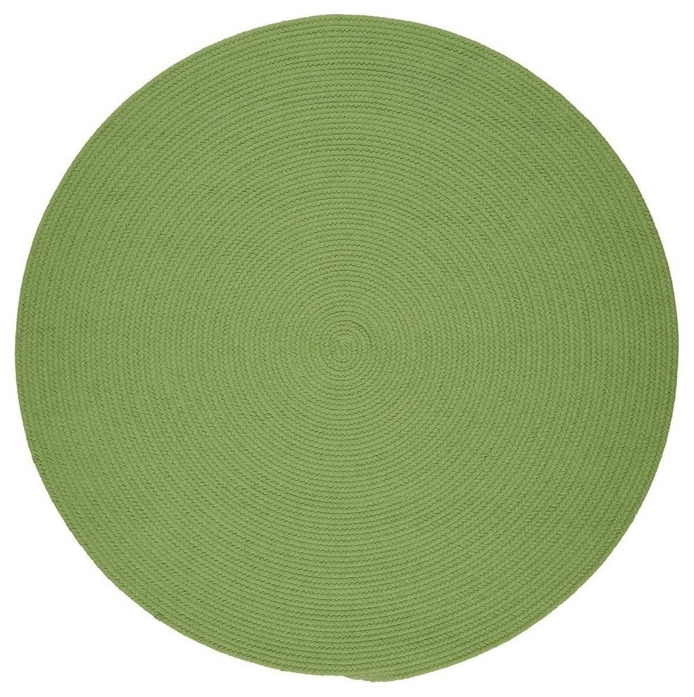 WearEver Poly Rug, Key Lime, 10' Round