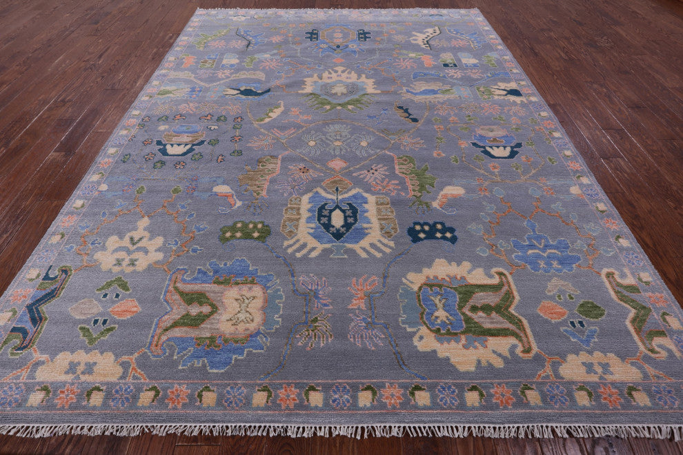 8' 1" X 10' 4" Hand Knotted Persian Fine Serapi Wool Rug - Q15390