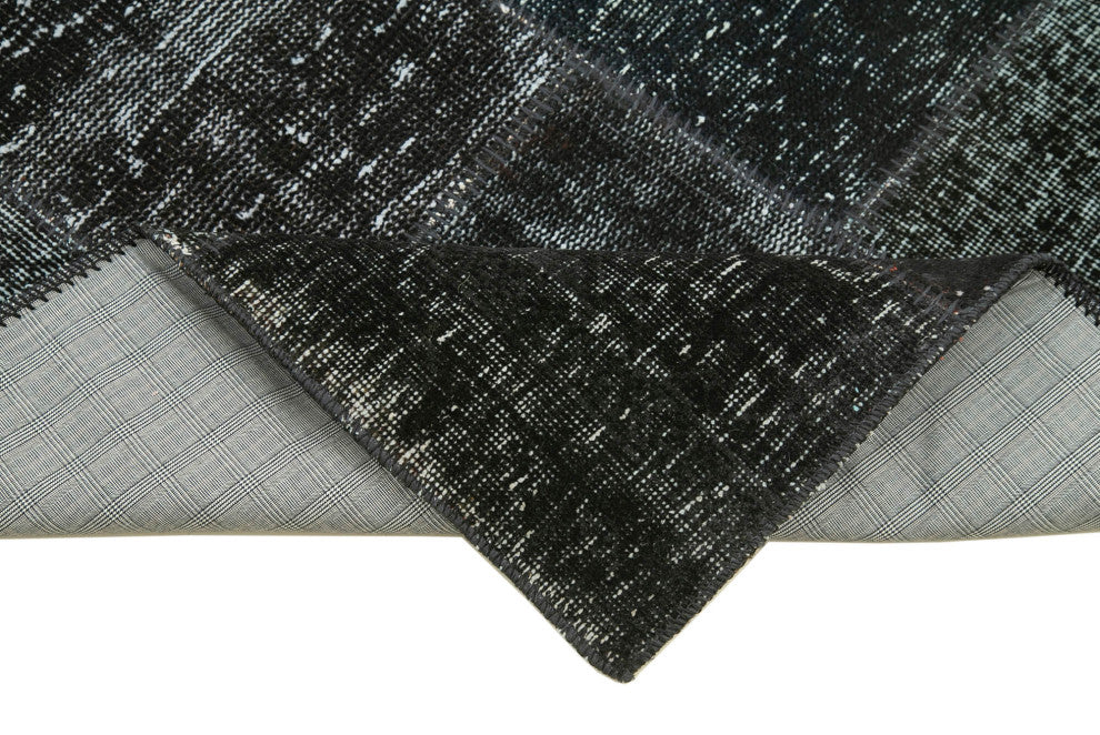 Rug N Carpet - Handwoven Turkish 2' 10" x 10' 2" Low Pile  Patchwork Runner Rug