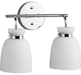 Lexie Collection Contemporary Vanity Light, Polished Chrome