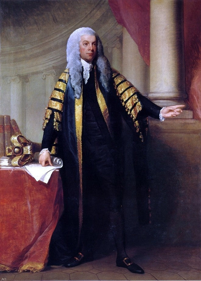 Gilbert Stuart John Foster, Gallery Wrapped Canvas Print, 18"x27"