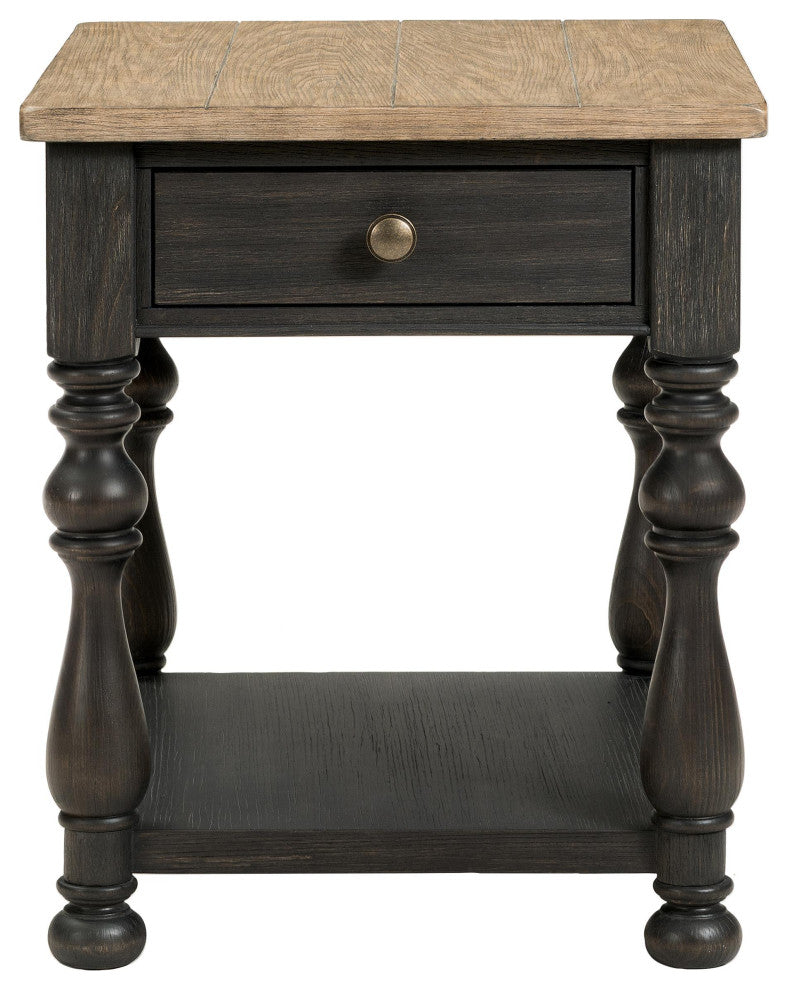 Riverside Furniture Barrington Two Tone Side Table
