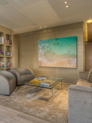 "Splash Near Shore" Painting Print on Canvas