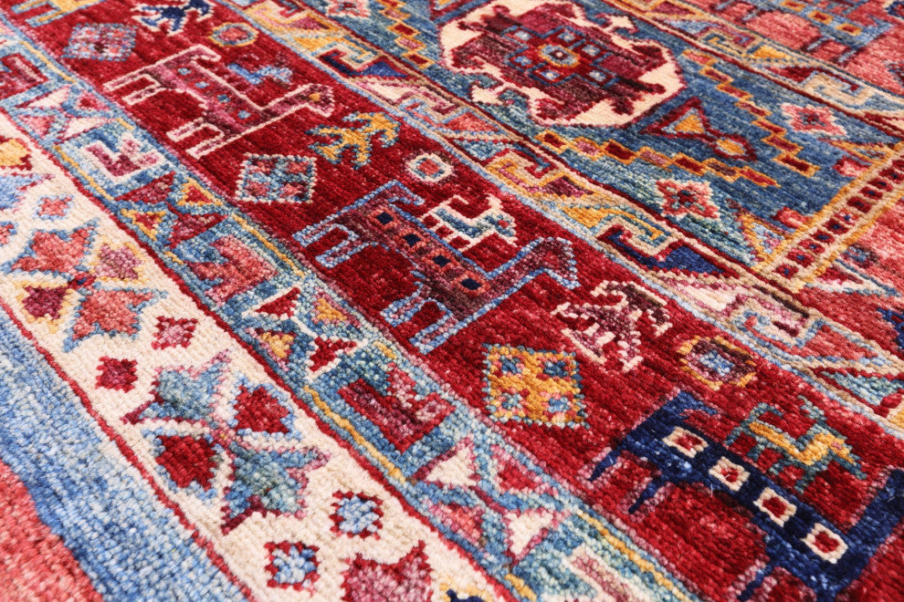 Hand Knotted Tribal Persian Gabbeh Rug 3' 11" X 6' 0" Q8125