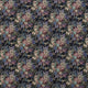 Blue, Green And Burgundy, Floral Tapestry Upholstery Fabric By The Yard