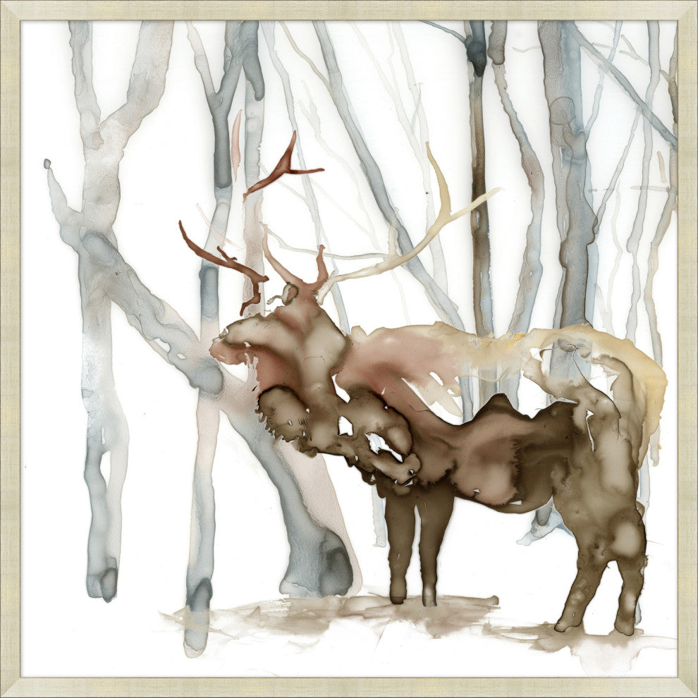 Elk In The Forest 1, Giclee Reproduction Artwork