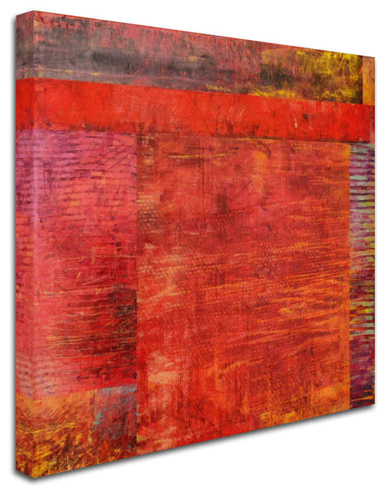 Michelle Calkins ''Essence of Red 2'' Canvas Art, 18x18