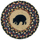 MBlack Bear Printed Round Trivet 10"x10"