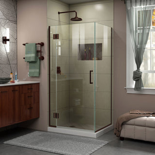 Dreamline Unidoor-X 36-3/8"x30"x72" Hinged Shower Enclosure