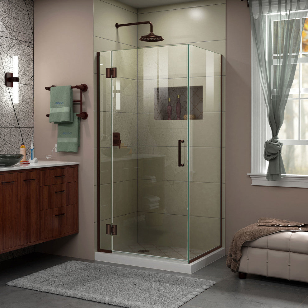 Dreamline Unidoor-X 36-3/8"x30"x72" Hinged Shower Enclosure