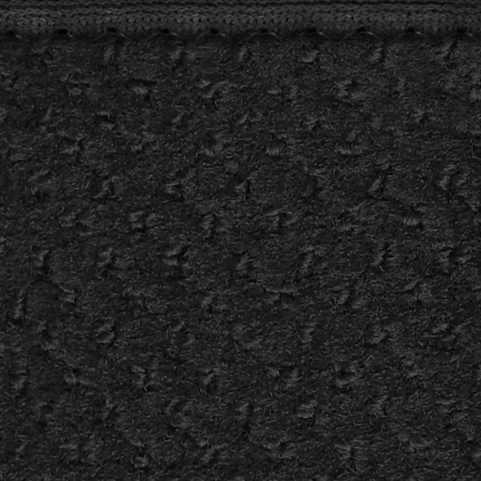 Skid-Resistant Carpet Runner Black, 48"x18'