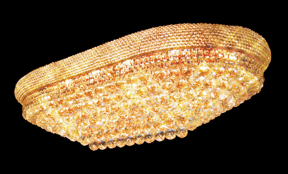 Artistry Lighting Primo Collection Flush Mount 36"x20"x14", Gold