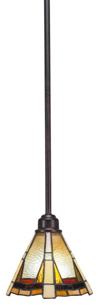 Blacksmith 1-Light Stem Mini Pendant, Zion Art