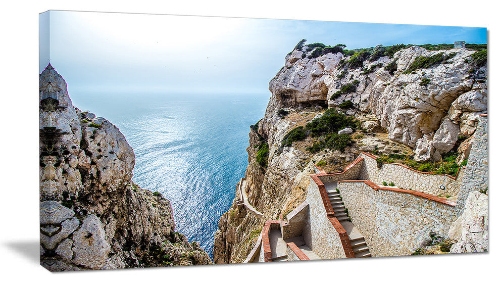 "Stairway to Neptune's Grotto" Canvas Print