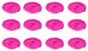 Two Compartment Microwave Tray with Cover, Pink, Pack of 12