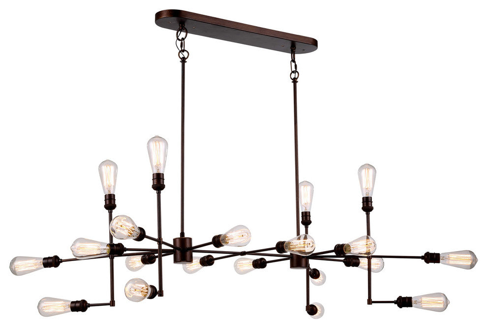 Ophelia Twenty Light Pendant Cocoa Brown