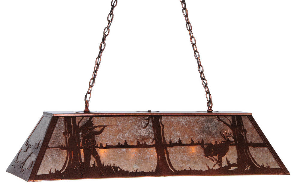 48 Wide Deer Hunter Oblong Pendant