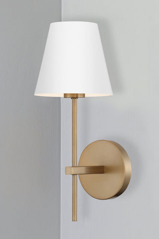 Xavier 1 Light Vibrant Gold Wall Mount