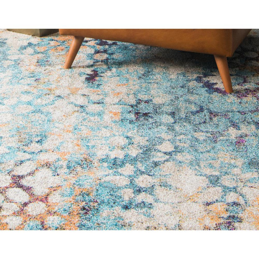 Rug Unique Loom Vita Turquoise Rectangular 2' 2 x 3' 0