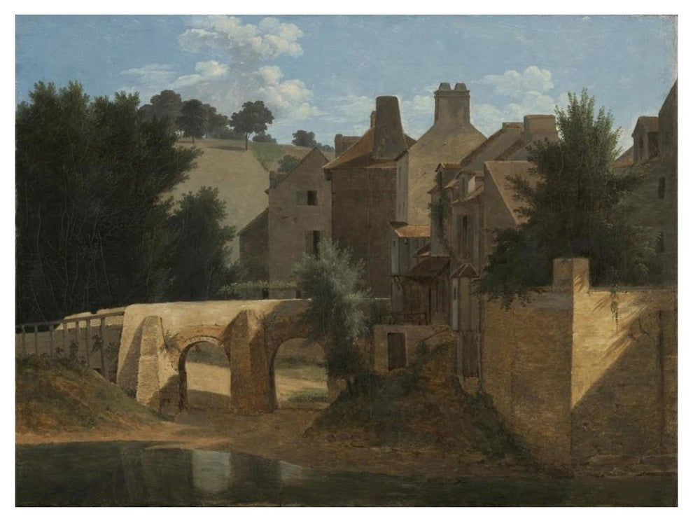 "View in the Ile-de-France" Digital Paper Print by Jean-Victor Bertin, 50"x38"